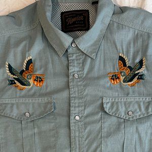 Howler Brothers Gaucho Snapshirt - Pelican